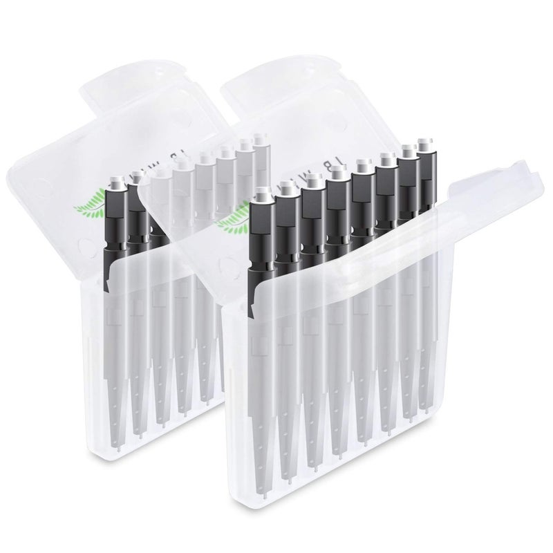 JB White 16 Wax Filters for Hearing Aids Compatible with Phonak Cerustop Wax Guards | Widex Nanocare | Oticon ProWax MiniFit | Siemens Signia 3.0 | Resound | Hearing Aid Filter (16pcs 1.3mm)